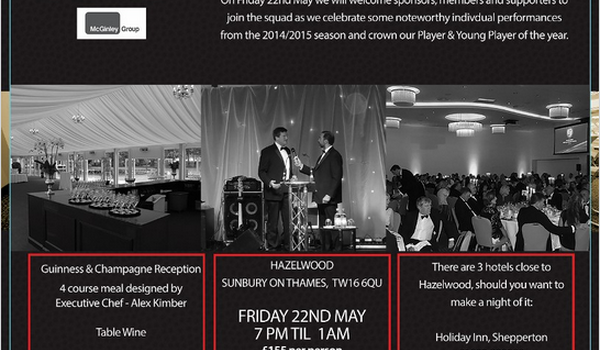 Annual Dinner - 22nd May 2015